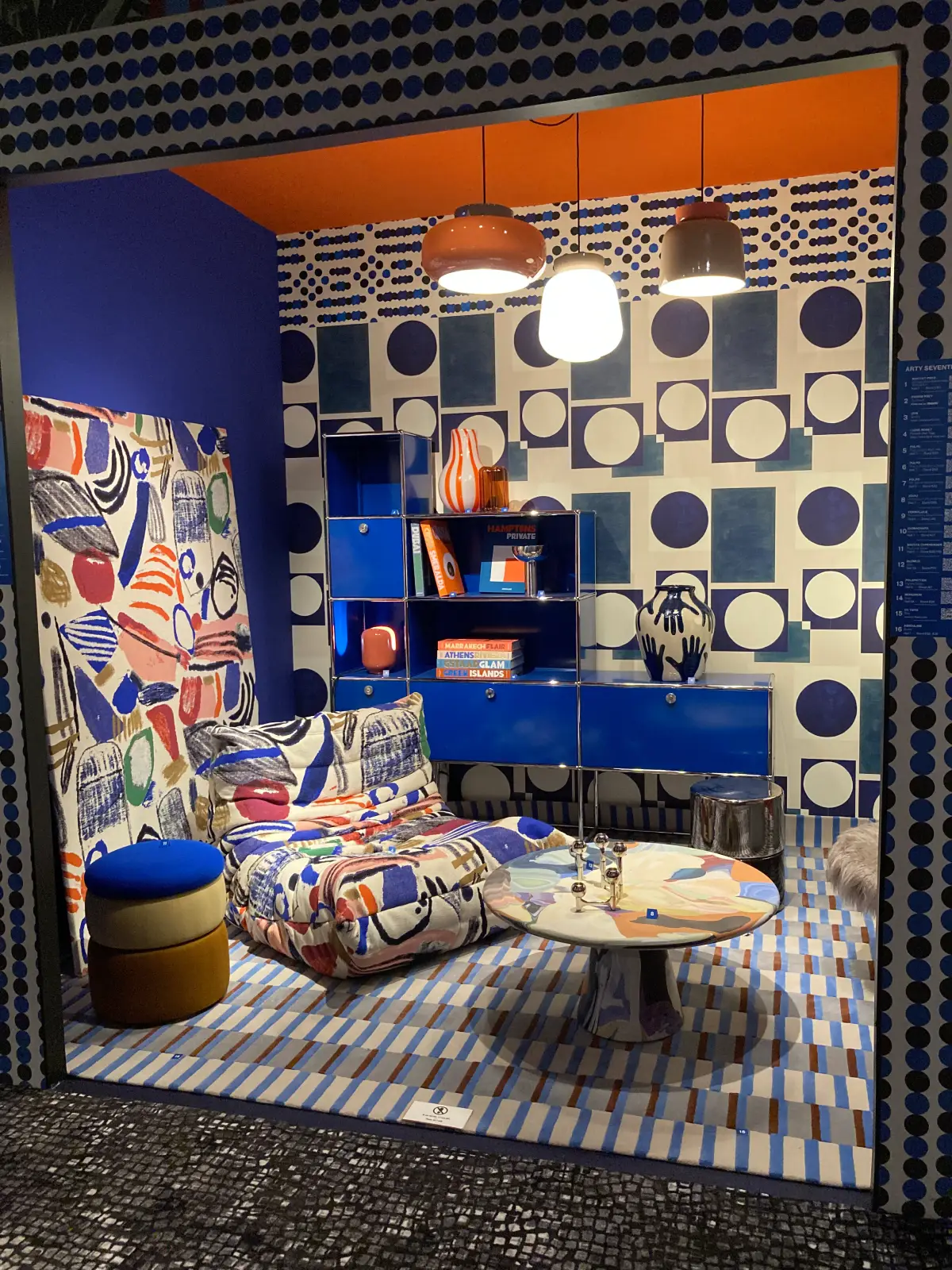 Univers "Arty Seventies" par Elizabeth Leriche au salon Maison&Objet de septembre 2023