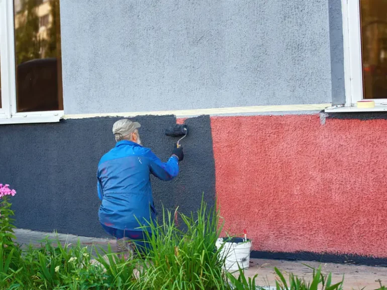 Peindre une façade