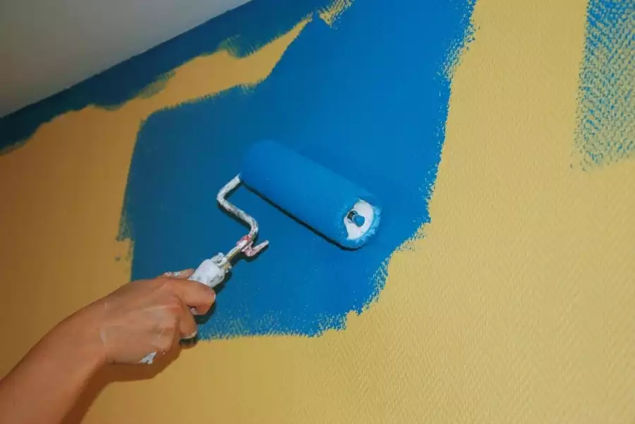 peinture au rouleau