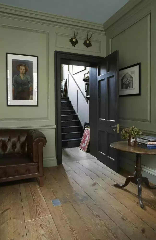 Peinture écologique vert de gris