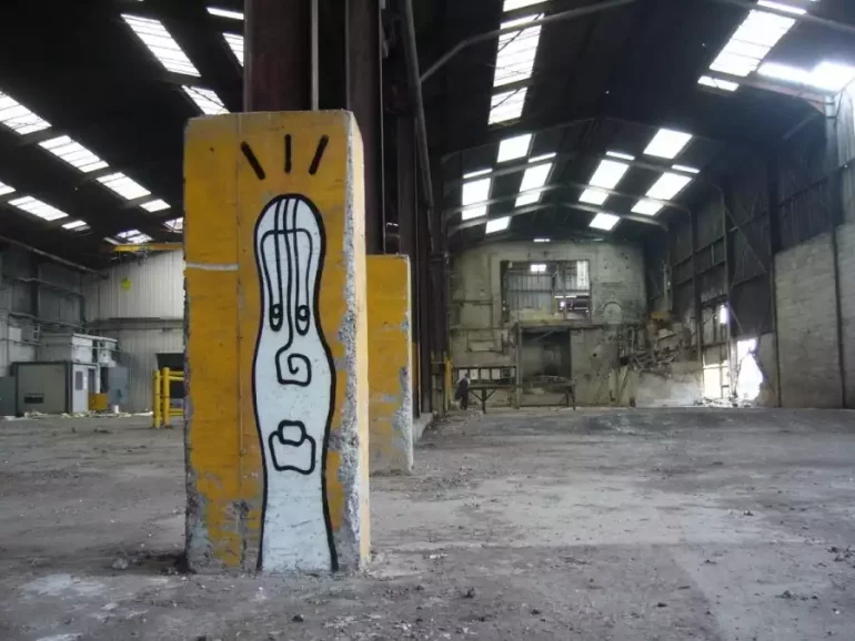 Peinture friche par l'artiste Lem