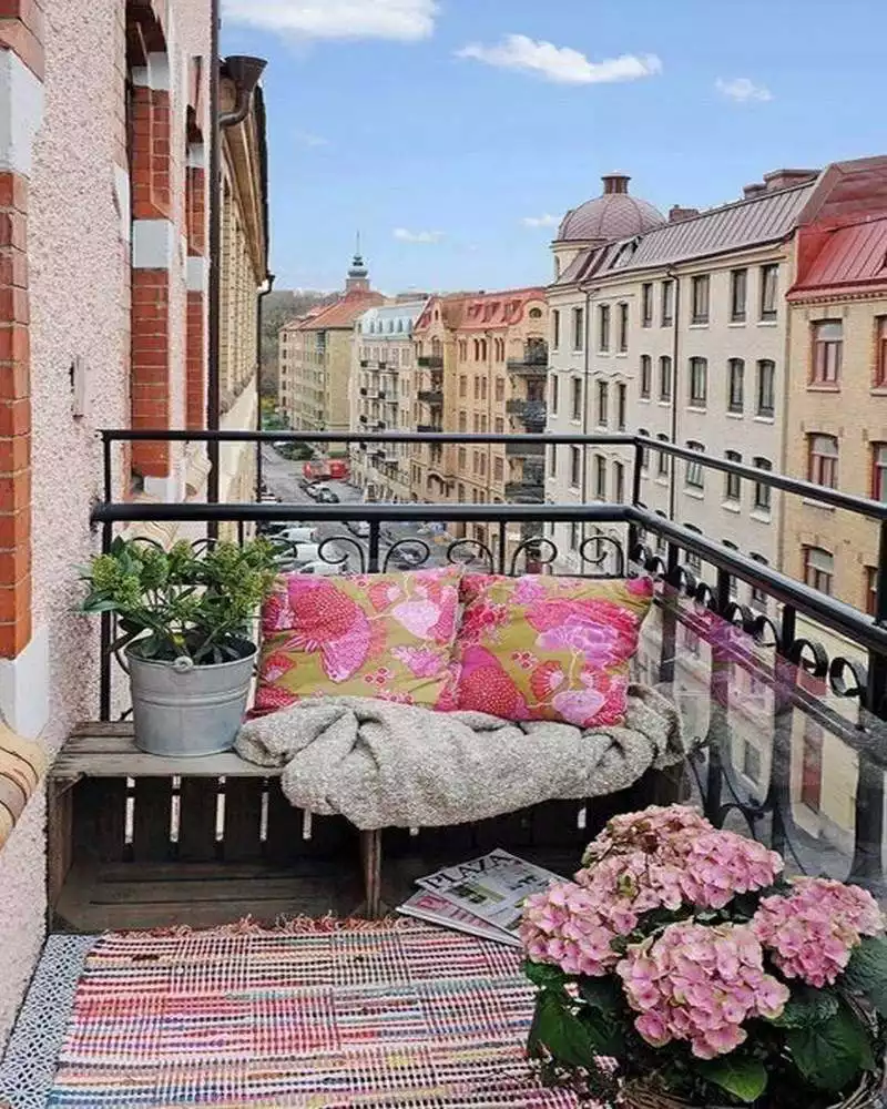 Petit balcon cosy