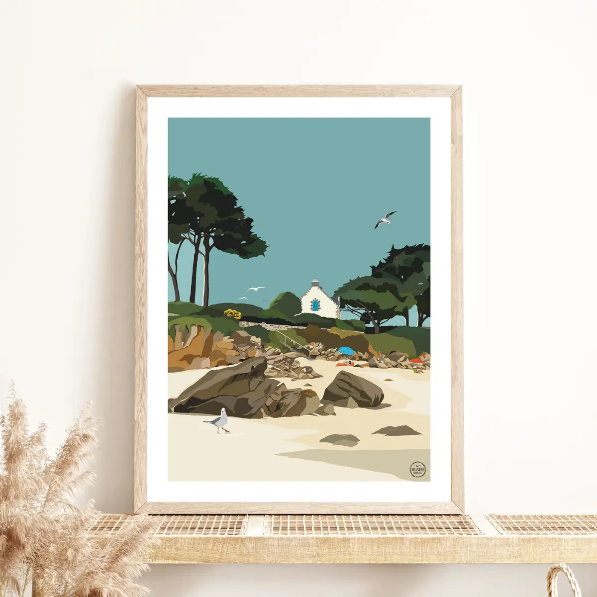 Illustration du Petit Rohu à Quiberon par Seaside Galerie
