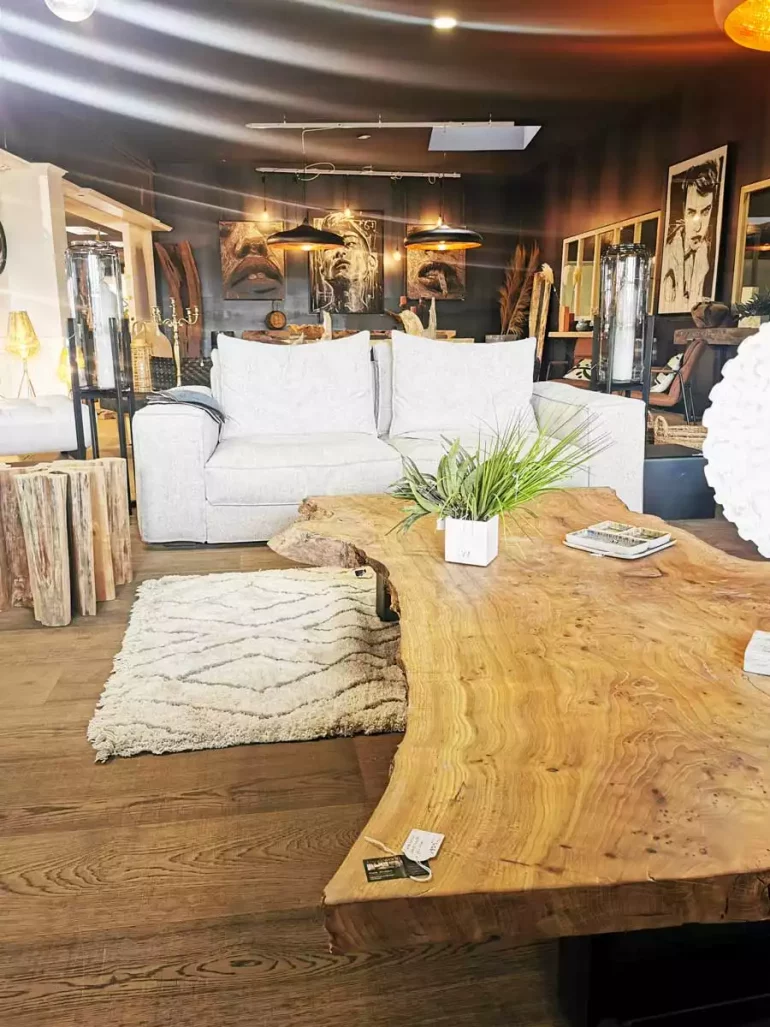 Atelier Wood, table basse plateau en bois