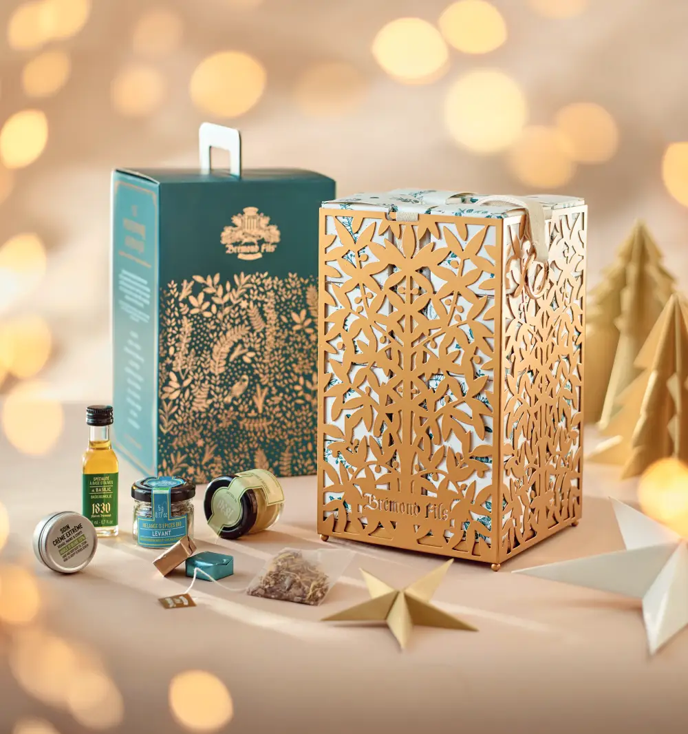 Kit Calendrier De L'Avent à Remplir - 24 Boîtes En Carton 7x7x7 Cm, Réutilisable, Pour Noël
