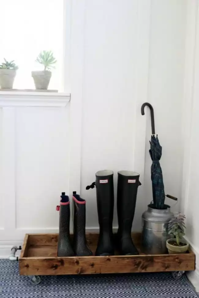 Plateau à chaussures DIY