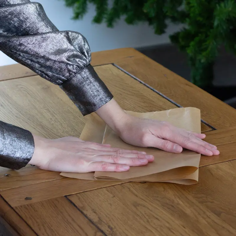 Plier la bande pour créer plusieurs rectangles de la même taille