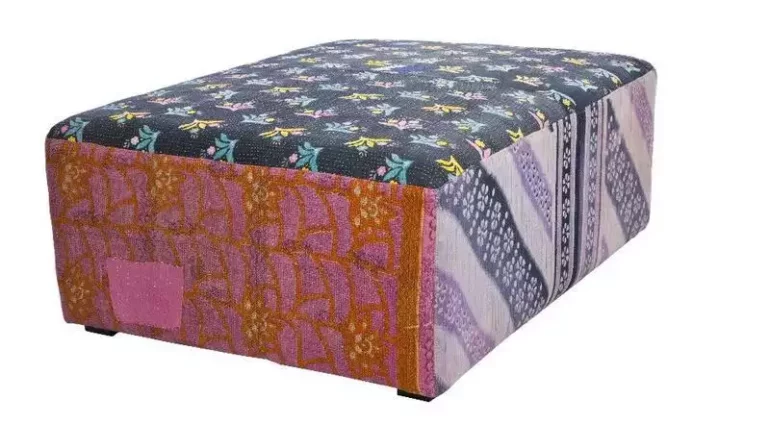 Pouf antique quilt