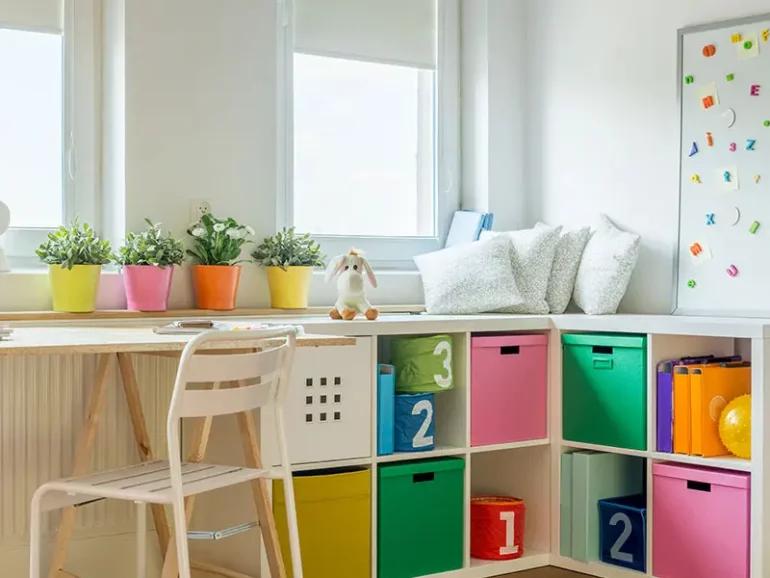 Bac rangement chambre pour enfants