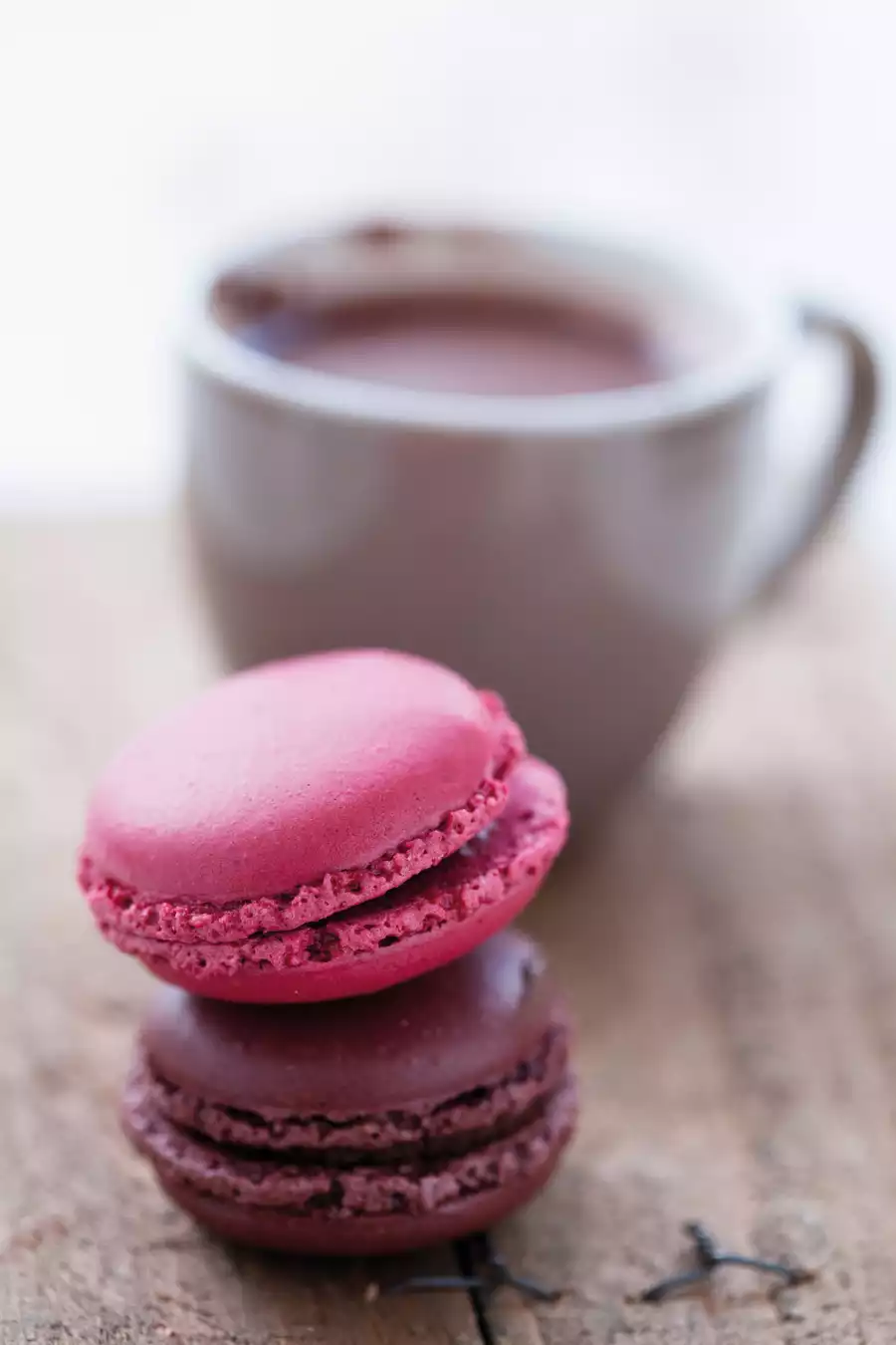 Recette de macarons chocolat framboise