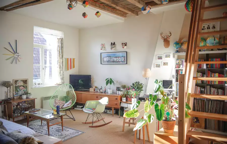 Reportage d'un duplex vintage