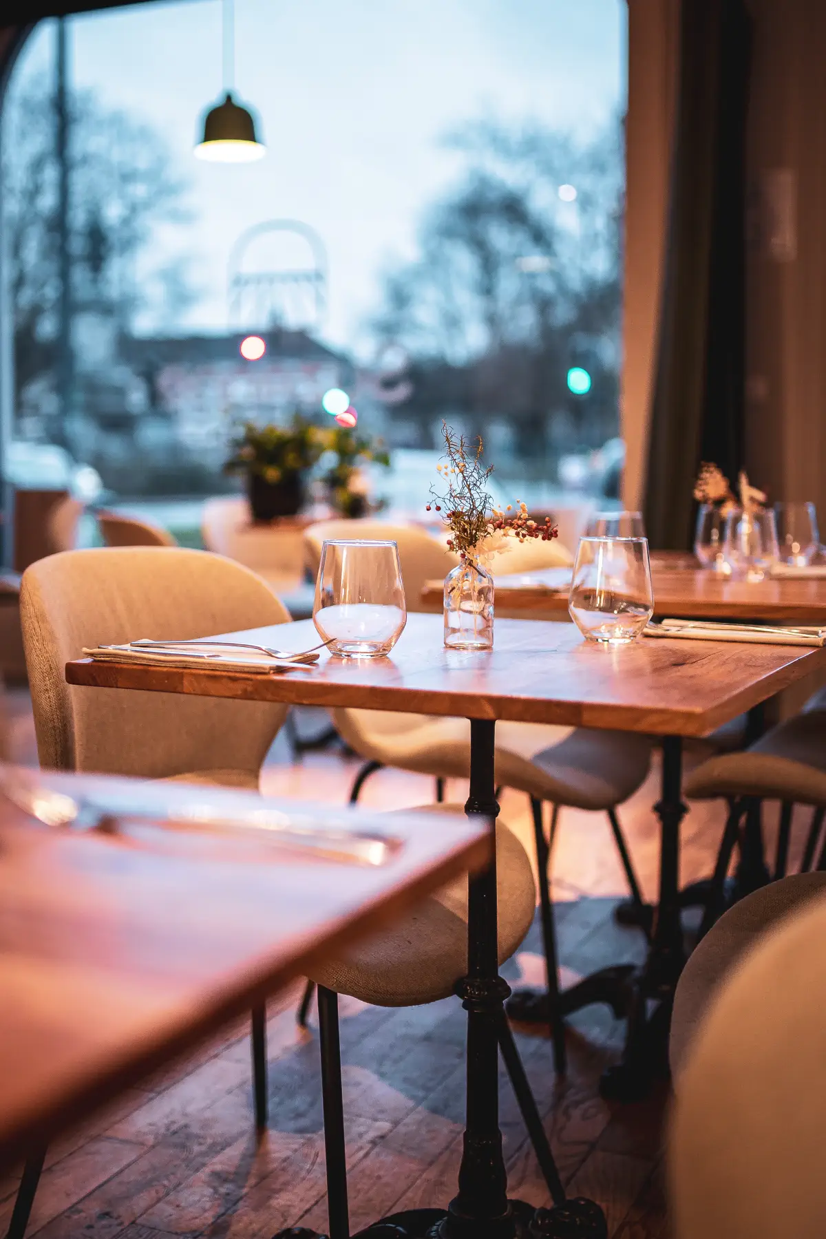 Vue de la salle du restaurant Suzanne de Lille