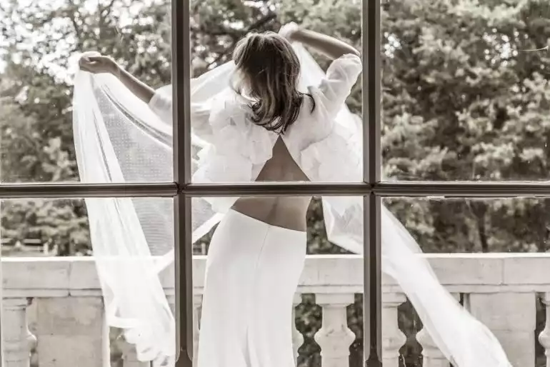 Robe mariée dos