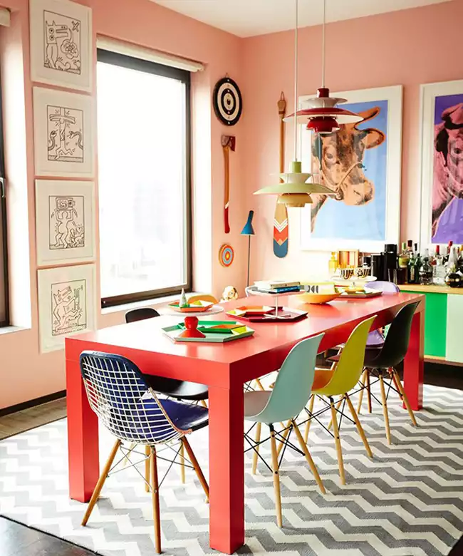 salle à manger retro