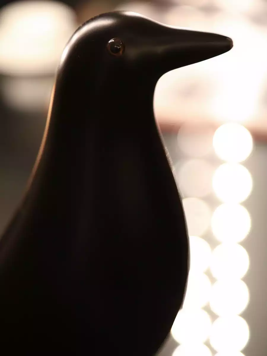 Statuette corbeau