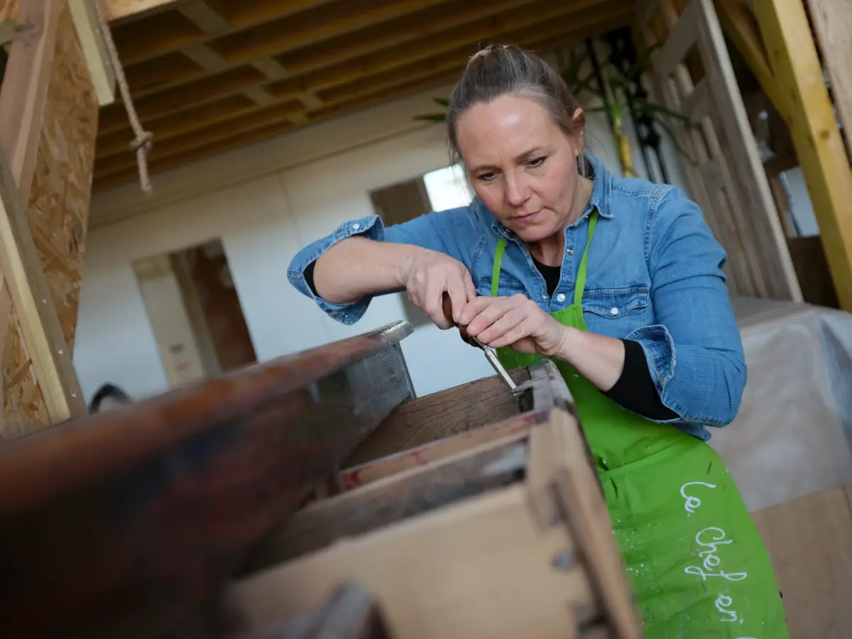 Les 3 Ateliers avec la menuisière Stéphanie Fournier