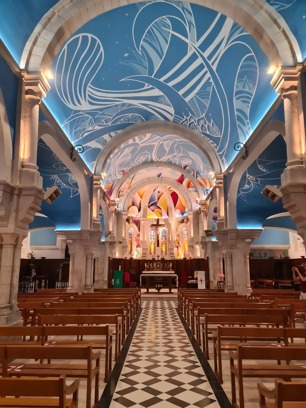 Voûte de l'église de Sainte-Madeleine à Châtelaillon-Plage