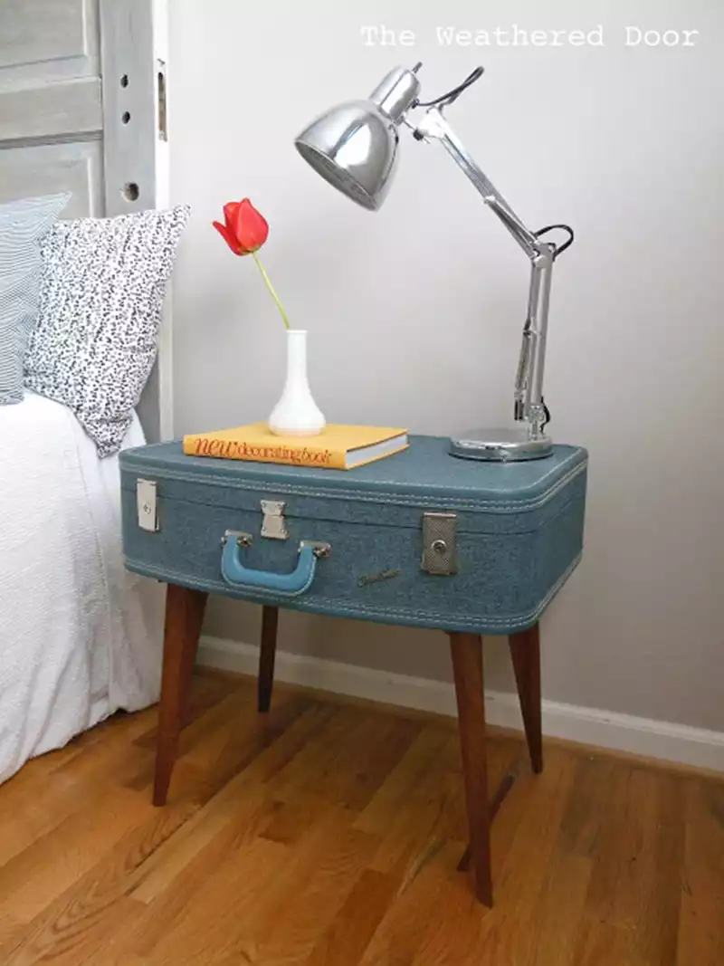Table de chevet valise