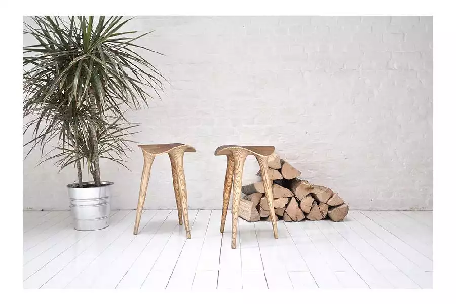 Tabouret ethnique en bois