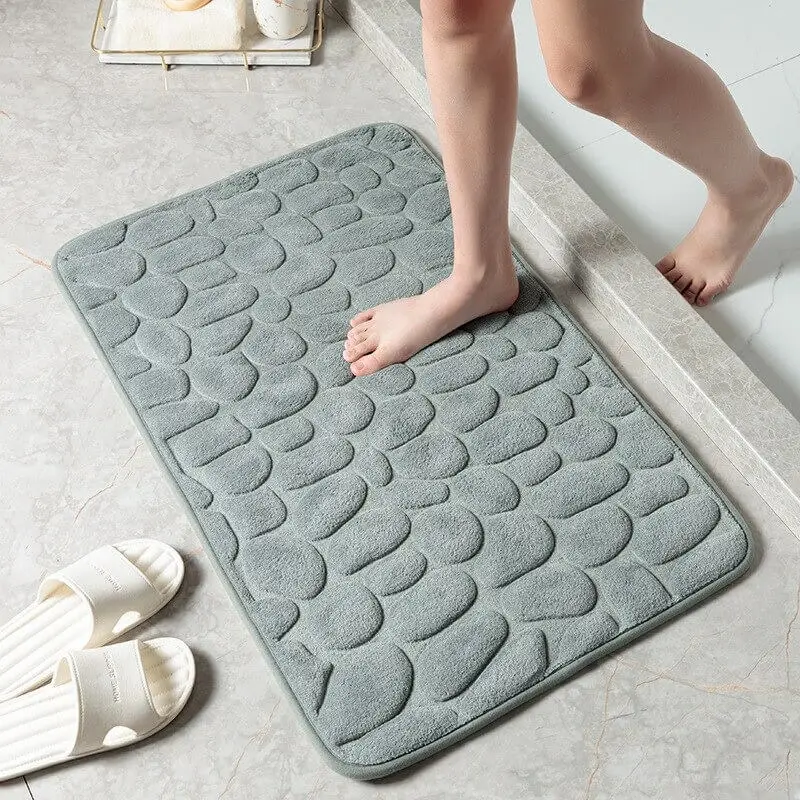 Tapis antidérapant à mémoire de forme