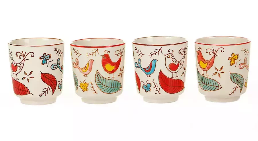 Tasse motif oiseaux