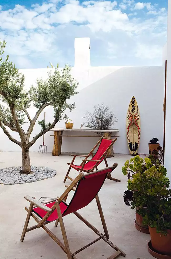 Terrasse de Louis Galliussi à Ibiza