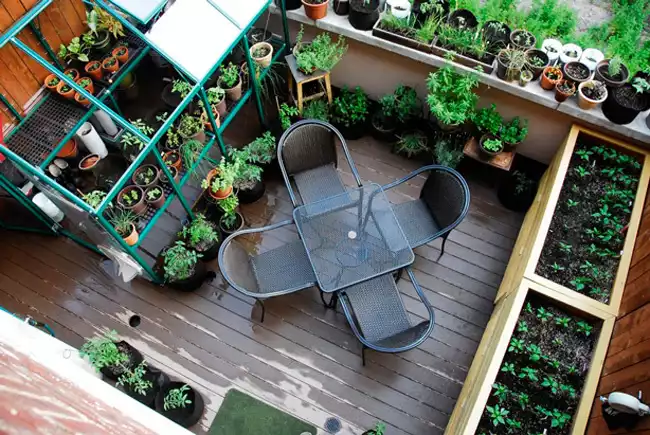 Terrasse jardin