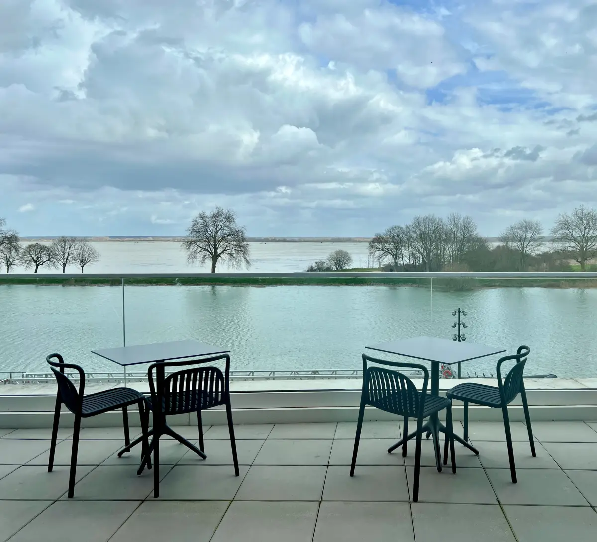 Terrasse du restaurant Schorre à Saint-Valery-sur-Somme