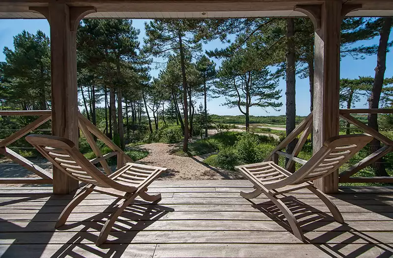 Terrasse vue sur la mer