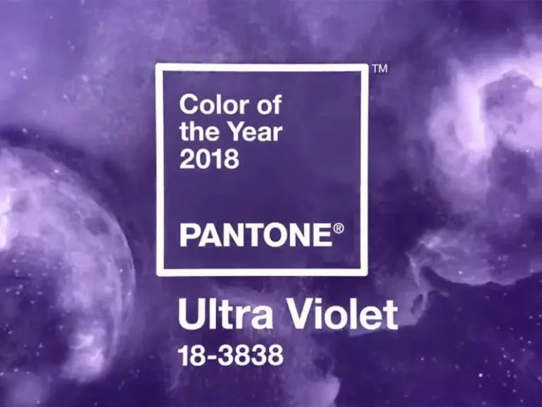 Ultra violet couleur Pantone 2018