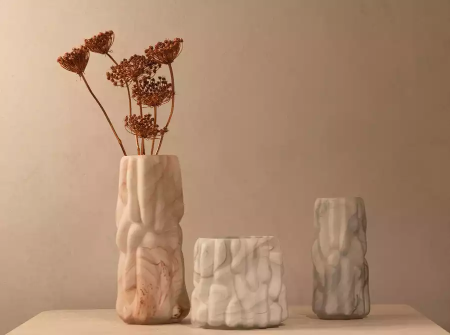 vases aux couleurs douces