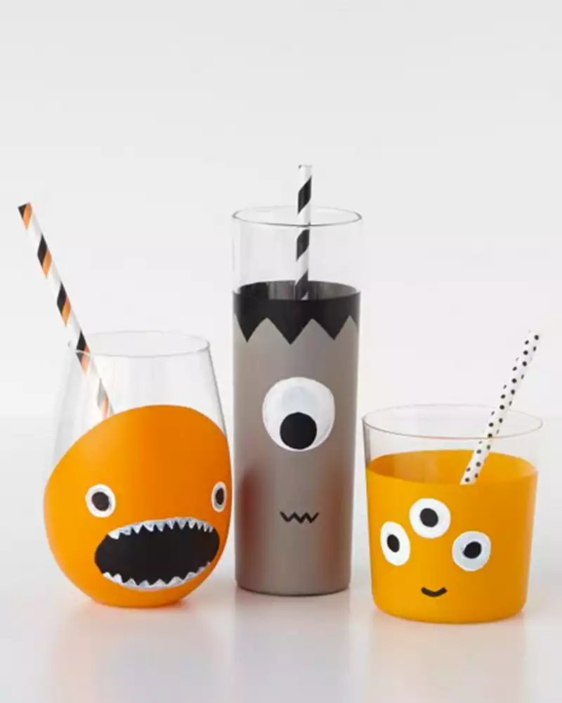 Verres DIY pour Halloween