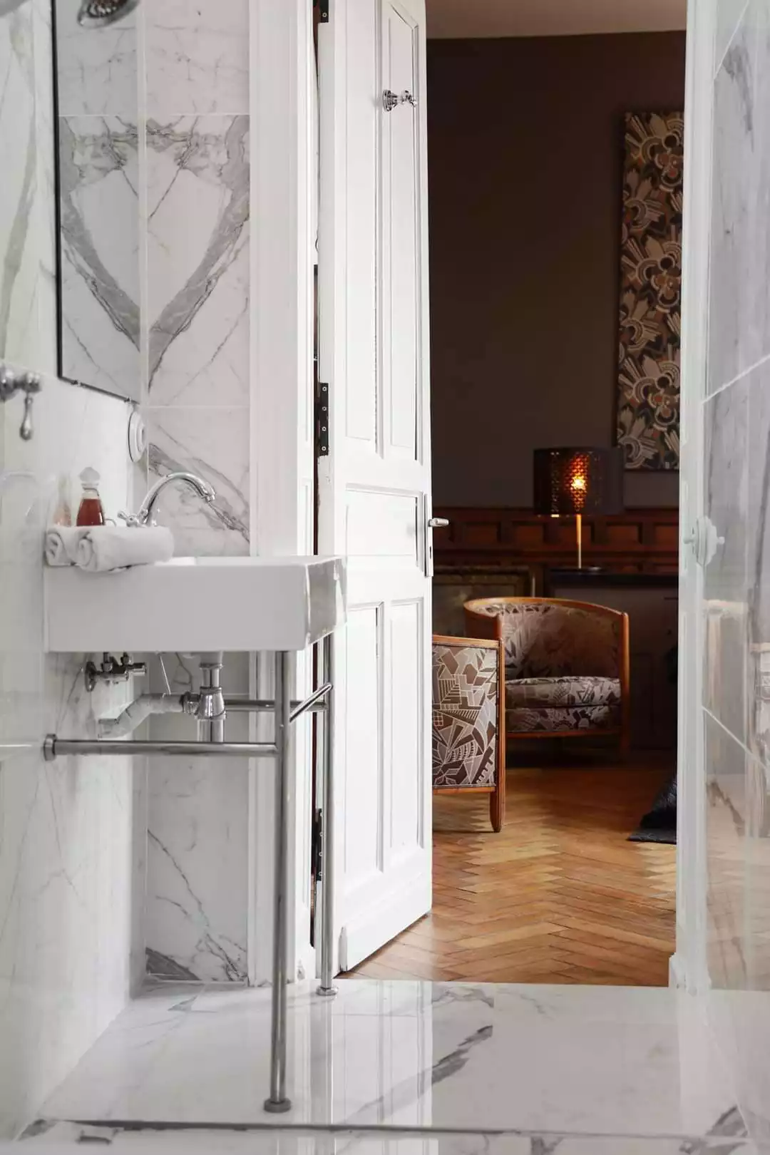salle de bain arty