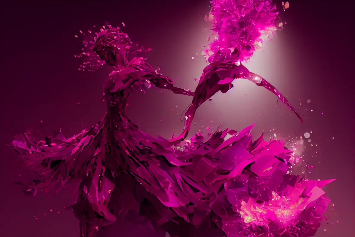 Couleur Pantone Viva Magenta métavers