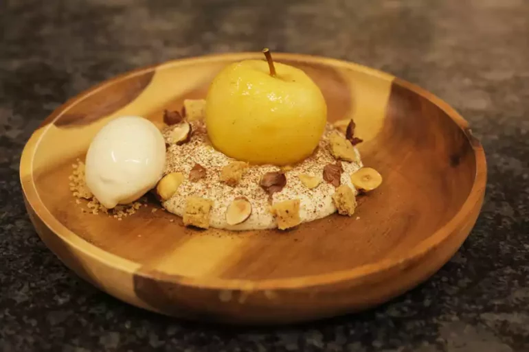 dessert à la pomme